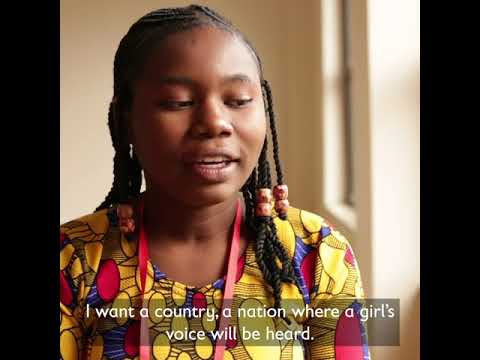 Hear 14-year old Purity talk about lives of girls in Nigeria, using her