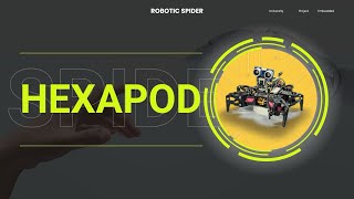 Hexapod Spider || 3D Printed Esp32 Controller || Student Project ||