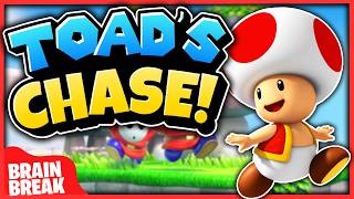 Toad's Chase! 🍄 Brain Break For Kids 🍄 Kids Fitness 🍄 Just Dance 🍄 Danny Go 🍄 Movement Break