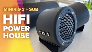 Minirig 3 + Sub Review: Tiny, powerful, audiophile Bluetooth speaker system screenshot 5