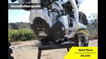 How to Install / Feature & Benefit: TM Designworks Suzuki RMZ Coverage Skid Plate