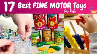 17 BEST SKILL BUILDING TOYS FOR PRESCHOOLERS l Occupational Therapy OT Activities for Kids