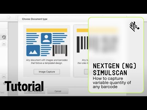 Zebra NG SimulScan Multi-barcode - Any Barcode - Variable Quantity - In Action