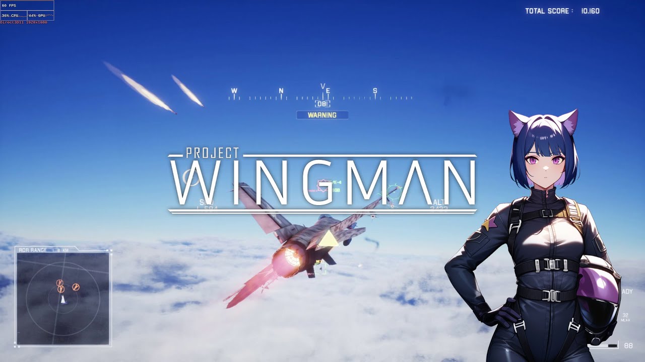Catgirl Soaring Through The Skies Again