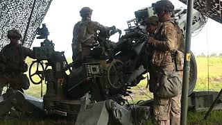 2/218th FA and 1/487th FA Conduct Artillery Live Fire at JRTC