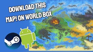 Download This fantasy Map On World Box Mobile | How to Download Maps On WorldBox Mobile!