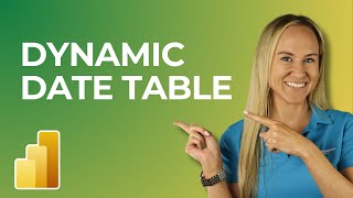 dynamic date table using the power query editor