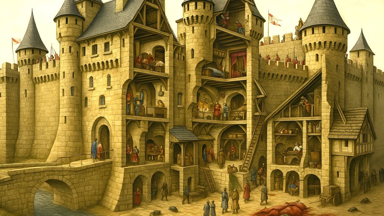 How a Medieval castle Was Organized Daily life | To Fall Asleep To