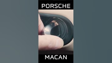 PORSCHE MACAN: how to start with fake key thingamajig