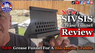NEW! SIVSIS Grease Funnel For Blackstone Griddles Review