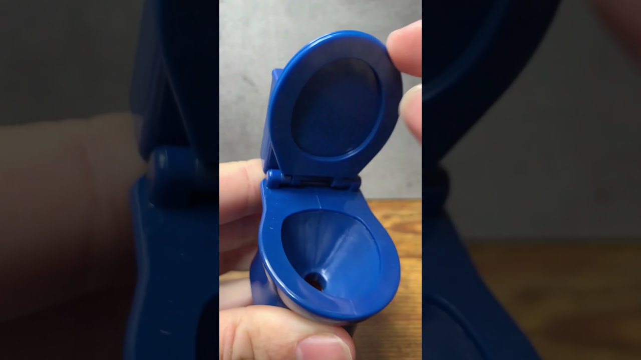 This Mini Toilet Squirts Is It A Stupid Toy Yes Do I Regret Buying No Gacha