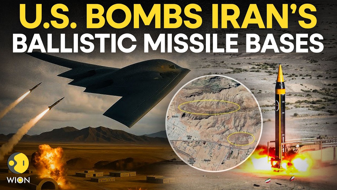 US Strikes Iran LIVE: US DESTROYS Iranian Ballistic Missile Sites, New War Footage Released |WION