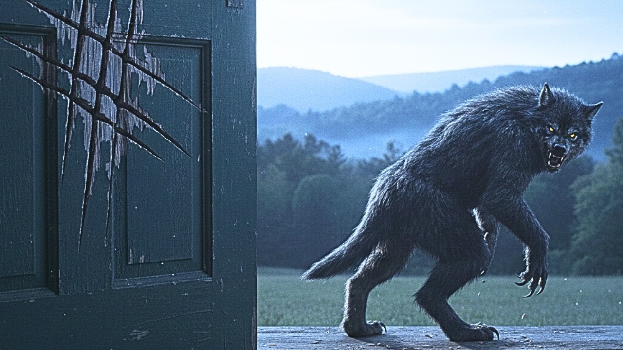 Dogman Scratched Deep Grooves Into Our Front Door in Rural Pennsylvania Overnight