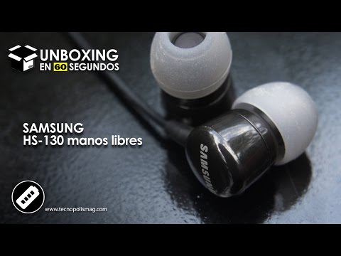 Unboxing en 60 segundos Audifono Samsung HS130 - Buen Precio!