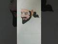 Chhatrapati shivaji Maharaj drawing #drawing #art #youtubeshorts #shorts #shortsfeed #marathisong
