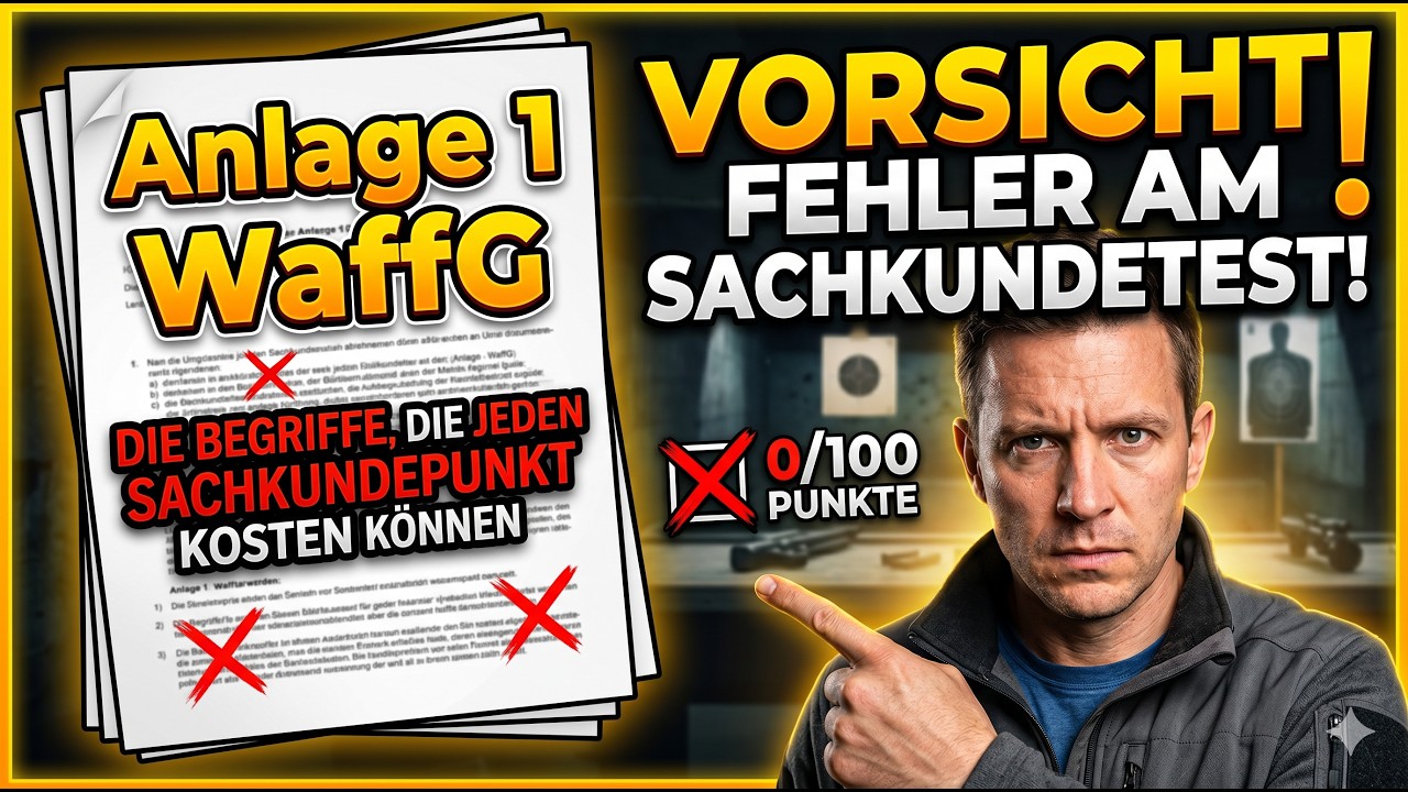 Schusswaffe oder nicht? Das entscheidet § 1 WaffG