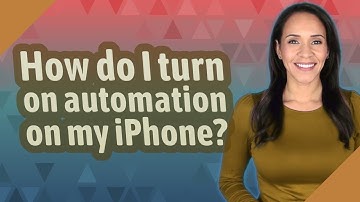 How do I turn on automation on my iPhone?