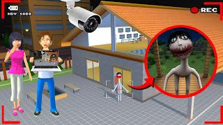 Yuta Mio Panik CCTV Merekam MONSTER YANG HANYA TERLIHAT DI KAMERA 😱|Sakura School Simulator  