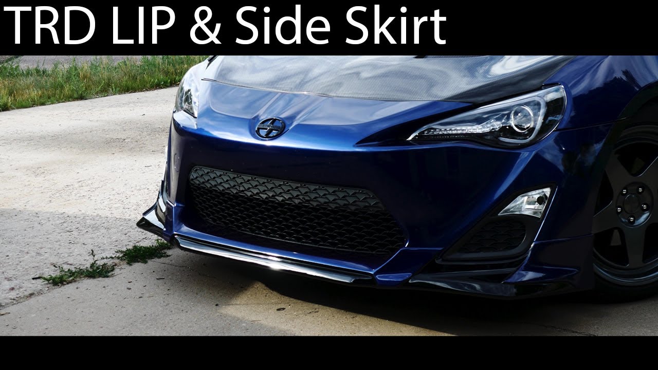 TRD Lip and Side Skirt install! | Mika's FRS