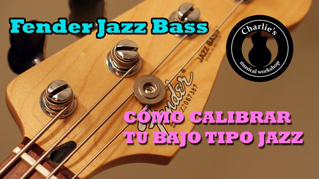 JAZZ BASS FENDER. Cómo calibrar y ajustar un bajo Jazz Bass de Fender