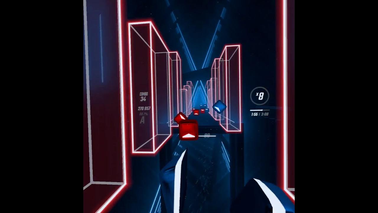 PokeRap in Beat Saber on Oculus quest 2 (Mapping extensions required