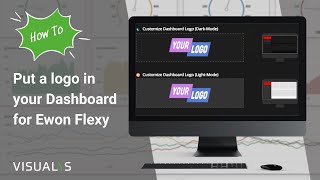 How to change my personal logo | KPI Dashboard Ewon Flexy | VISUALYS
