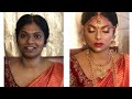 South Indian Bridal/ Muhurtham Makeup For Dark skin | Instaglam Makeovers by Mubeen