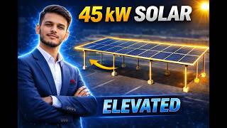 45 kW Solar Carport Design 🔥 Ground Mounted System | PVsyst Results
