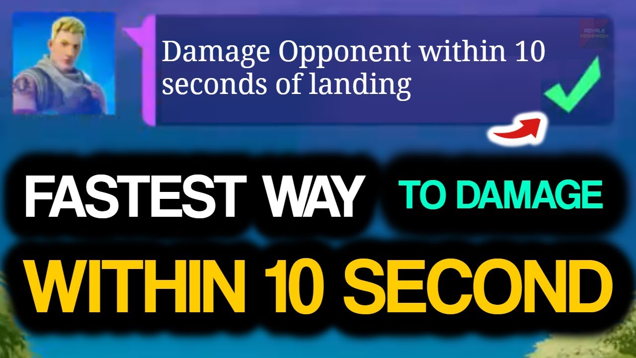 Damage Opponent WITHIN 10 SECONDS Of LANDING! Fastest Way to Damage Opponent Within 10 Seconds