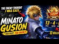 They Kept Invading Me… Until I Learned THIS Counter Strategy.. GUSION x MINATO Full Game Highlights.