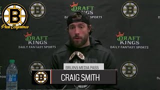 Craig Smith Postgame Interview | Bruins vs Predators