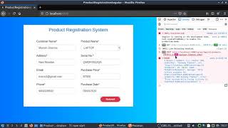 Product Registration System Spring Boot Angular Application