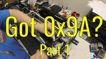 Fix Epson 0x9A Error (Part 1) - Replacing Printhead FFC Cable for WF-3640