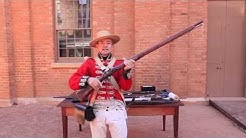 Loading and firing the Flintlock musket