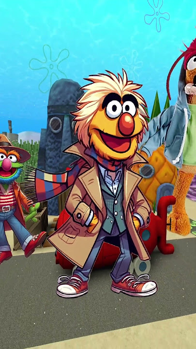 ALL SIZE MUPPETS & SESAME STREET FAMILY FROM SMALL TO BIG in BIKINI BOTTOM! #garrysmod #gmod