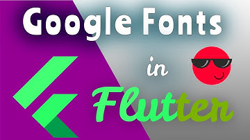 Google Fonts Package FLUTTER TUTORIAL EASY AND FAST