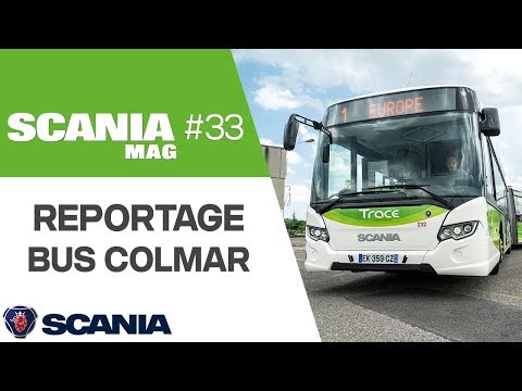 Reportage Scania Mag 33 - Bus Scania gaz - Colmar