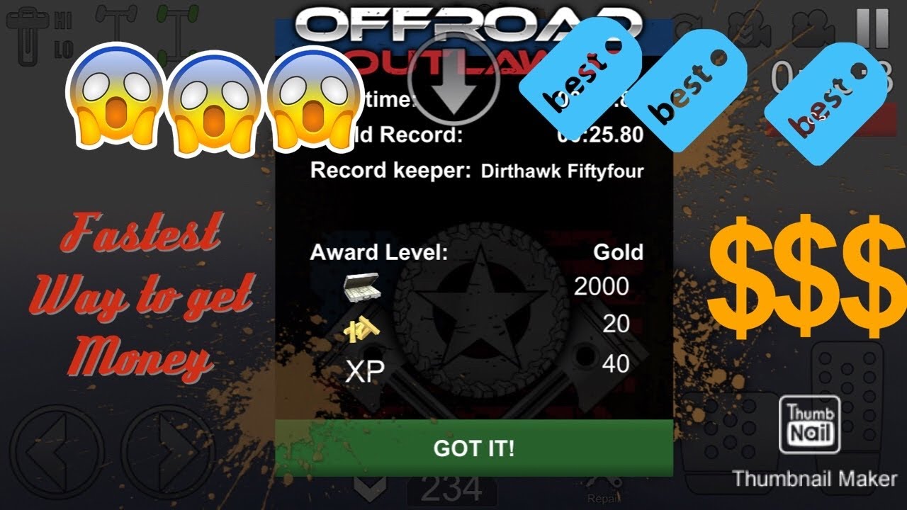 April 2020New offroad outlaws money map April 2020 YouTube