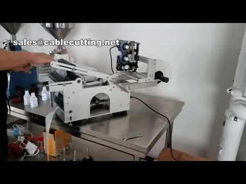 Flat Shrink Sleeve Sticker Round Bottle Labeling Machine