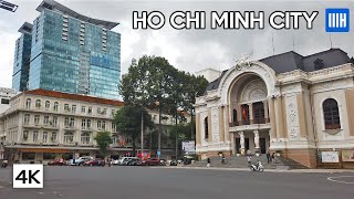 [4K]Ho Chi Minh City, Vietnam - Downtown Walking Tour - Dong Khoi Street to Turtle Lake (District 3)