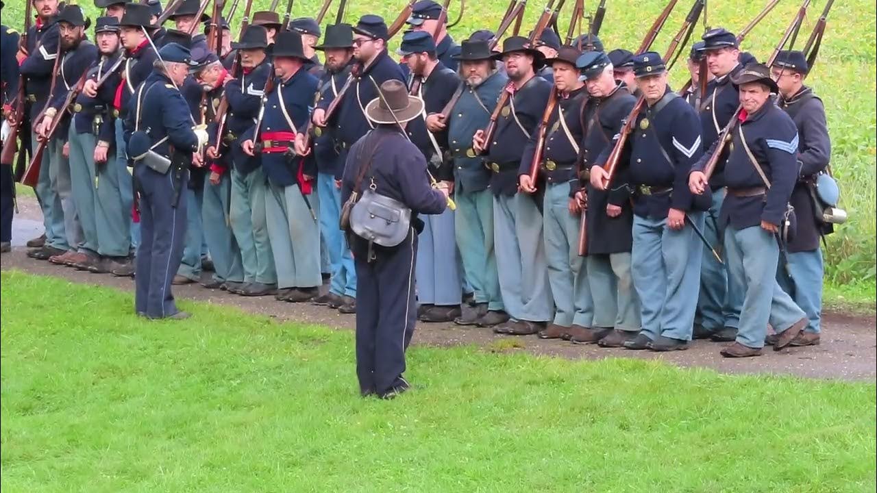 Federal Dress Parade (part 1) at the Civil War Reenactment in Zoar