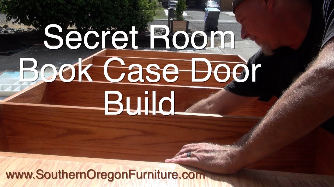 Secret Room Book Case Door Build - Solid Oak