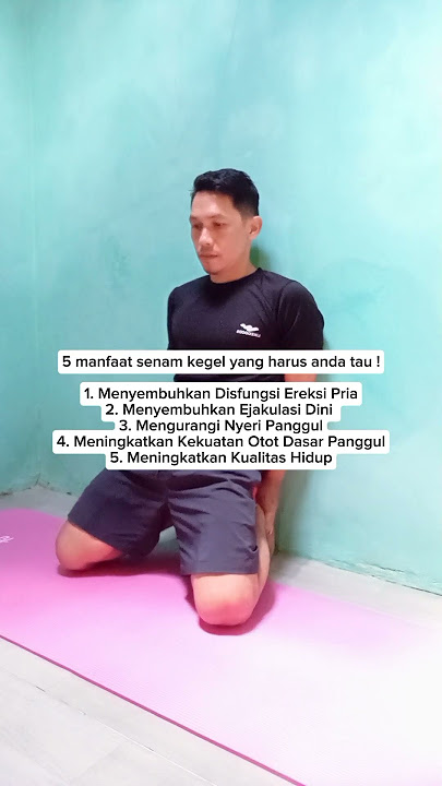 5 Manfaat Senam Kegel bagi pria! #kegel #senam #workout