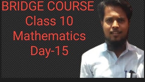 Class 10 || Bridge Course || Day -15 || Maths || Urdu Medium ||