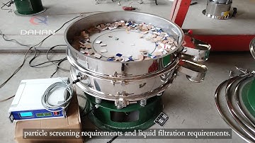Working principle of circular vibrating sieve