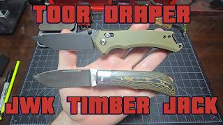 @toorknives Draper - Great First impressions of Toor Knives! JWK super heavy Walk and Talk.