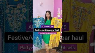 best partywear kurta sets under Rs 999 for women #kurti #kurta #haul #shorts #fyp #explore #foryou