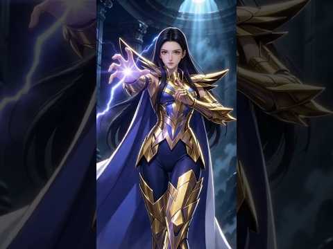 Female Cancer Gold Saint from Saint Seiya (AI Generated)#SaintSeiya #GoldSaint #AIArt