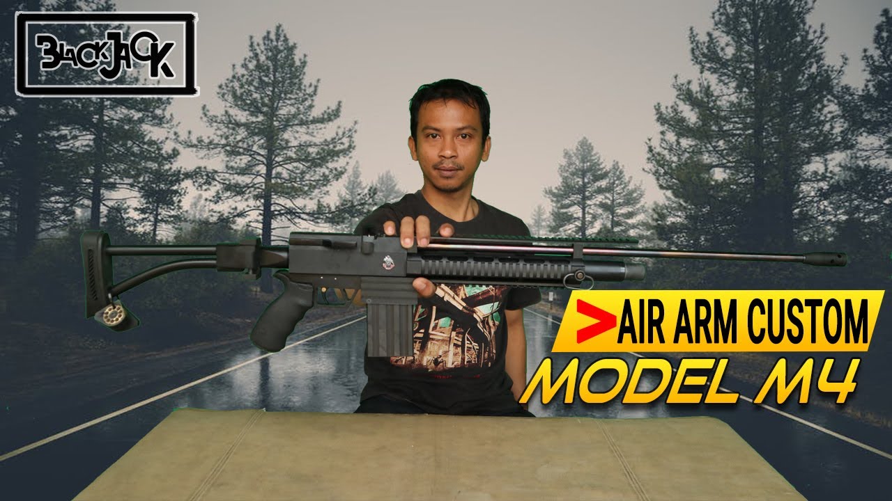BLACK JACK Air Rifle Review Senapan Angin PCP Air Arm Predator Full