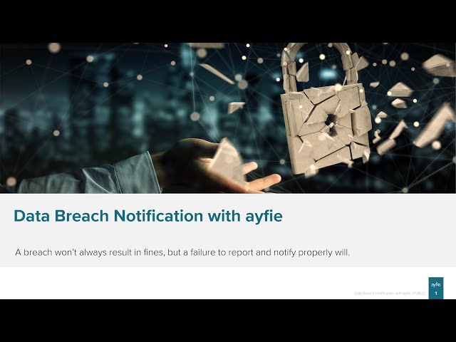 ayfie Demo: Data Breach Notification with ayfie